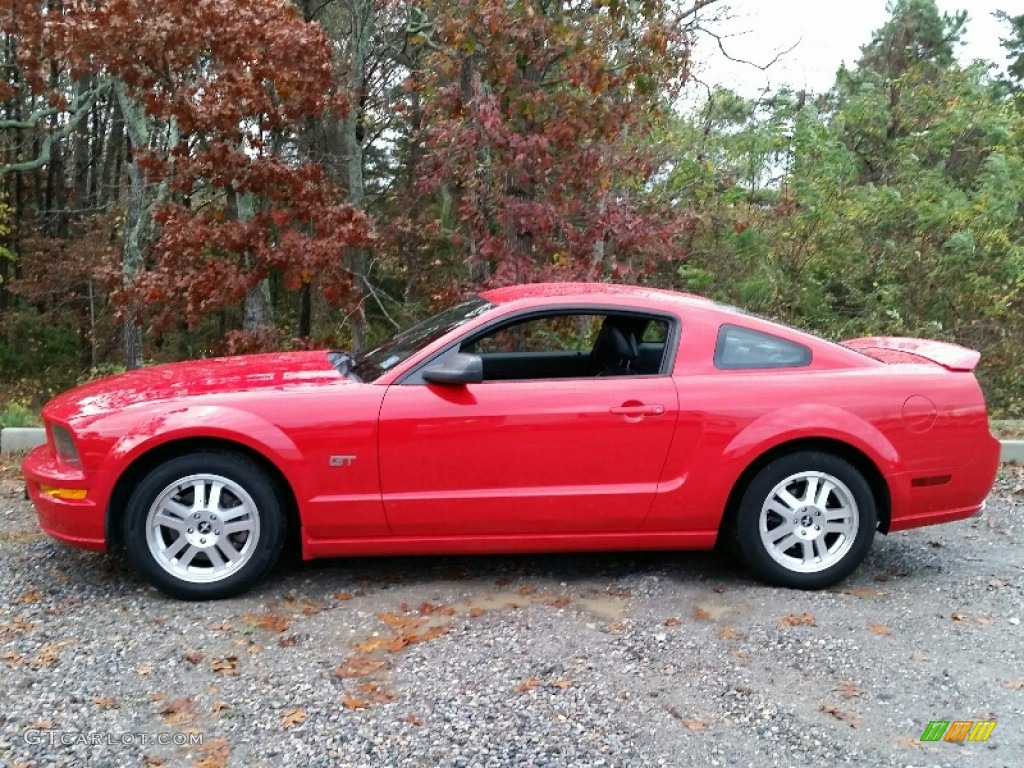 2007 Mustang GT Premium Coupe - Torch Red / Black/Dove Accent photo #5