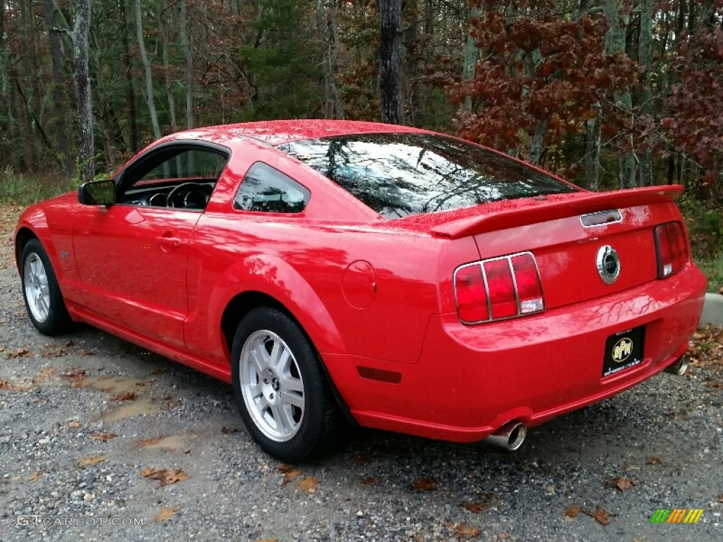 2007 Mustang GT Premium Coupe - Torch Red / Black/Dove Accent photo #6