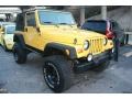 2001 Solar Yellow Jeep Wrangler Sport 4x4  photo #4