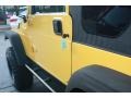 2001 Solar Yellow Jeep Wrangler Sport 4x4  photo #9