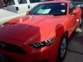 2016 Competition Orange Ford Mustang V6 Coupe  photo #6