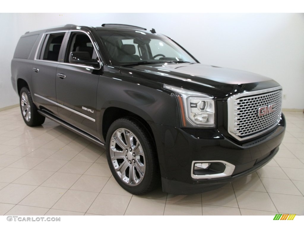2015 Yukon XL Denali 4WD - Onyx Black / Jet Black photo #1
