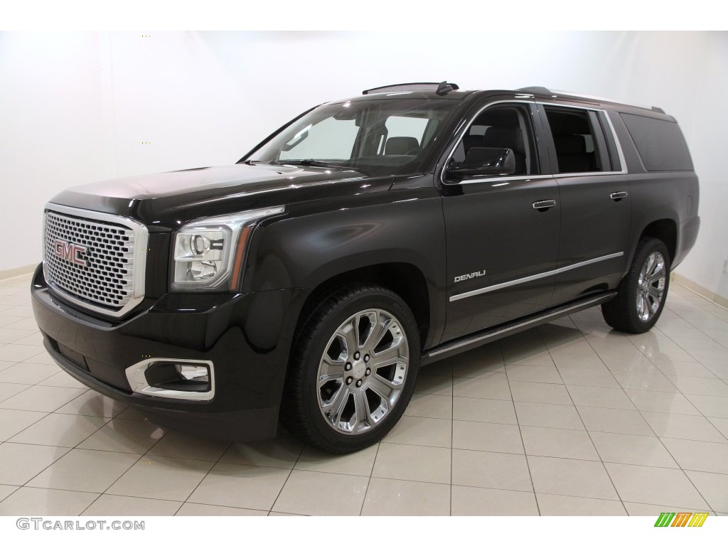 2015 Yukon XL Denali 4WD - Onyx Black / Jet Black photo #3