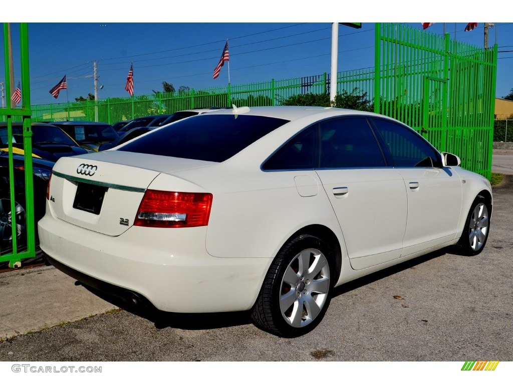 2005 A6 3.2 quattro Sedan - Arctic White / Beige photo #9