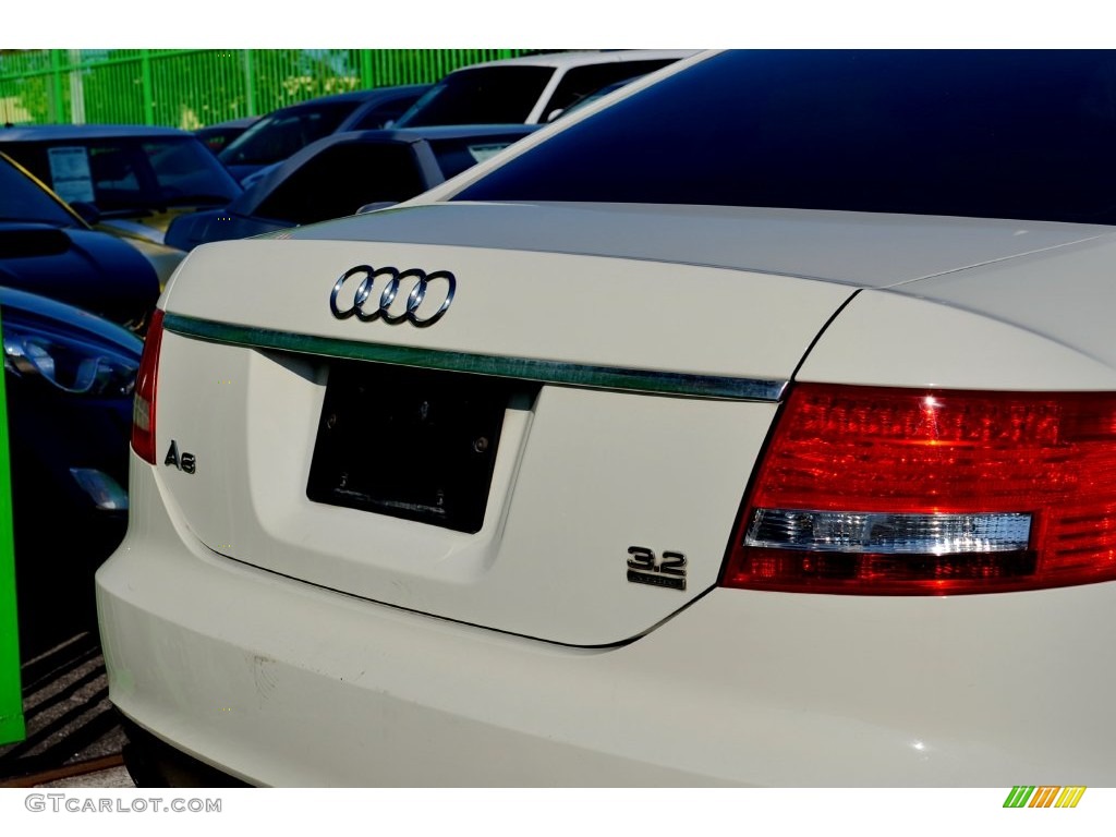 2005 A6 3.2 quattro Sedan - Arctic White / Beige photo #11