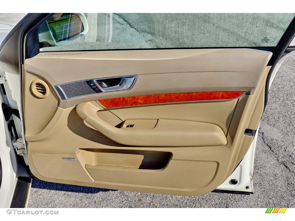 2005 A6 3.2 quattro Sedan - Arctic White / Beige photo #15