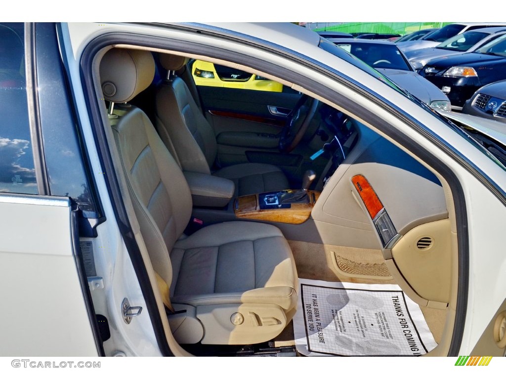 2005 A6 3.2 quattro Sedan - Arctic White / Beige photo #16