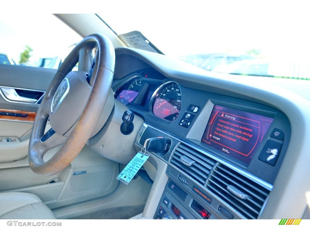 2005 A6 3.2 quattro Sedan - Arctic White / Beige photo #23