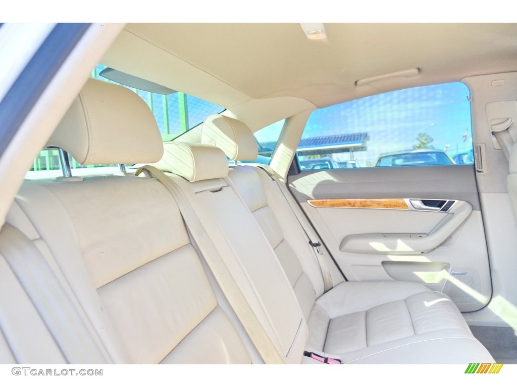 2005 A6 3.2 quattro Sedan - Arctic White / Beige photo #28