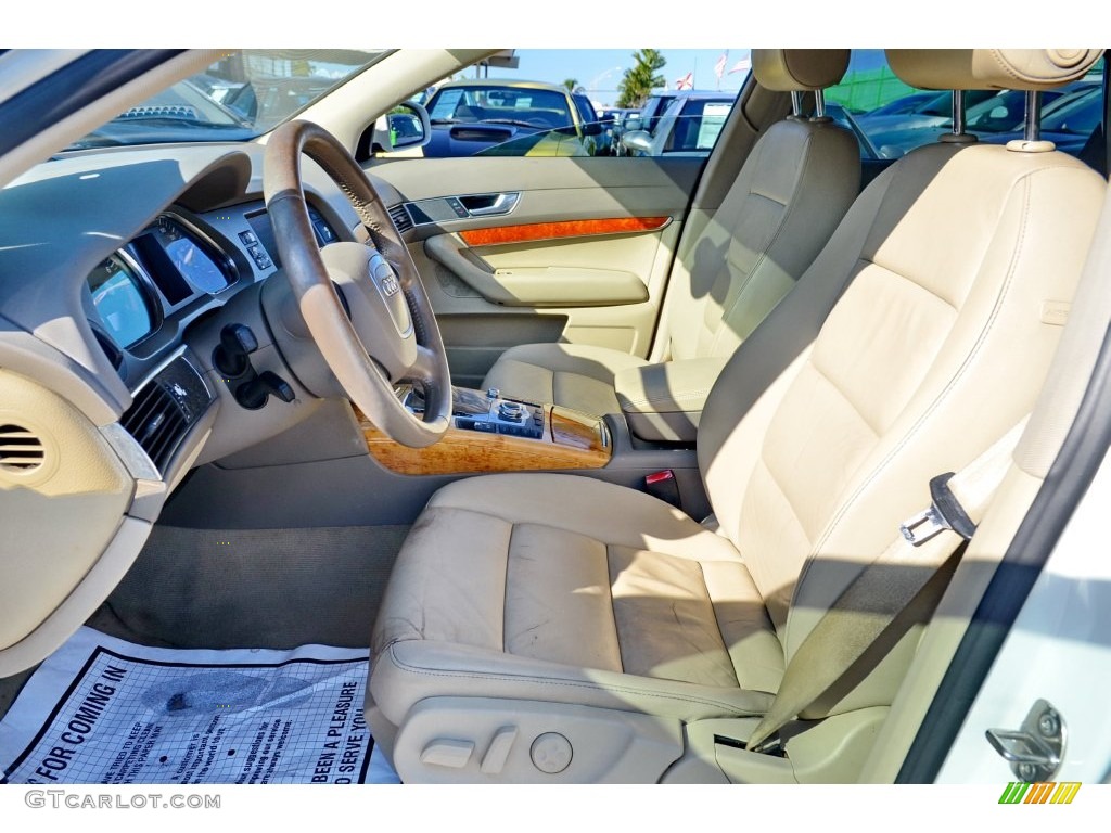 2005 A6 3.2 quattro Sedan - Arctic White / Beige photo #38
