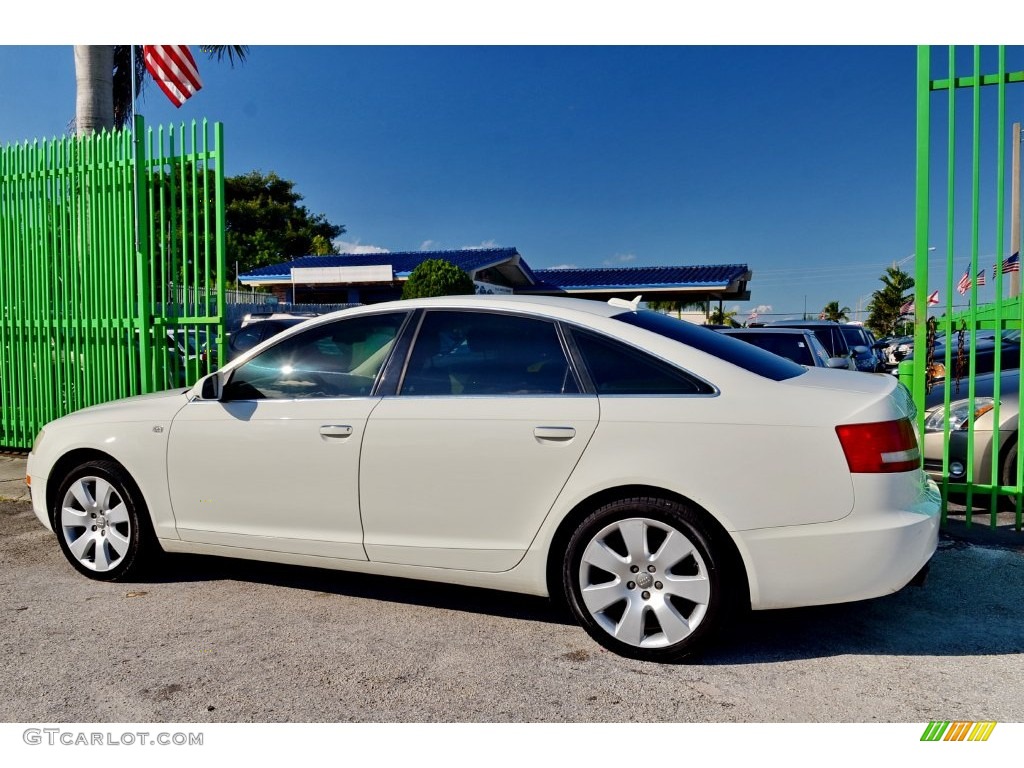 2005 A6 3.2 quattro Sedan - Arctic White / Beige photo #55