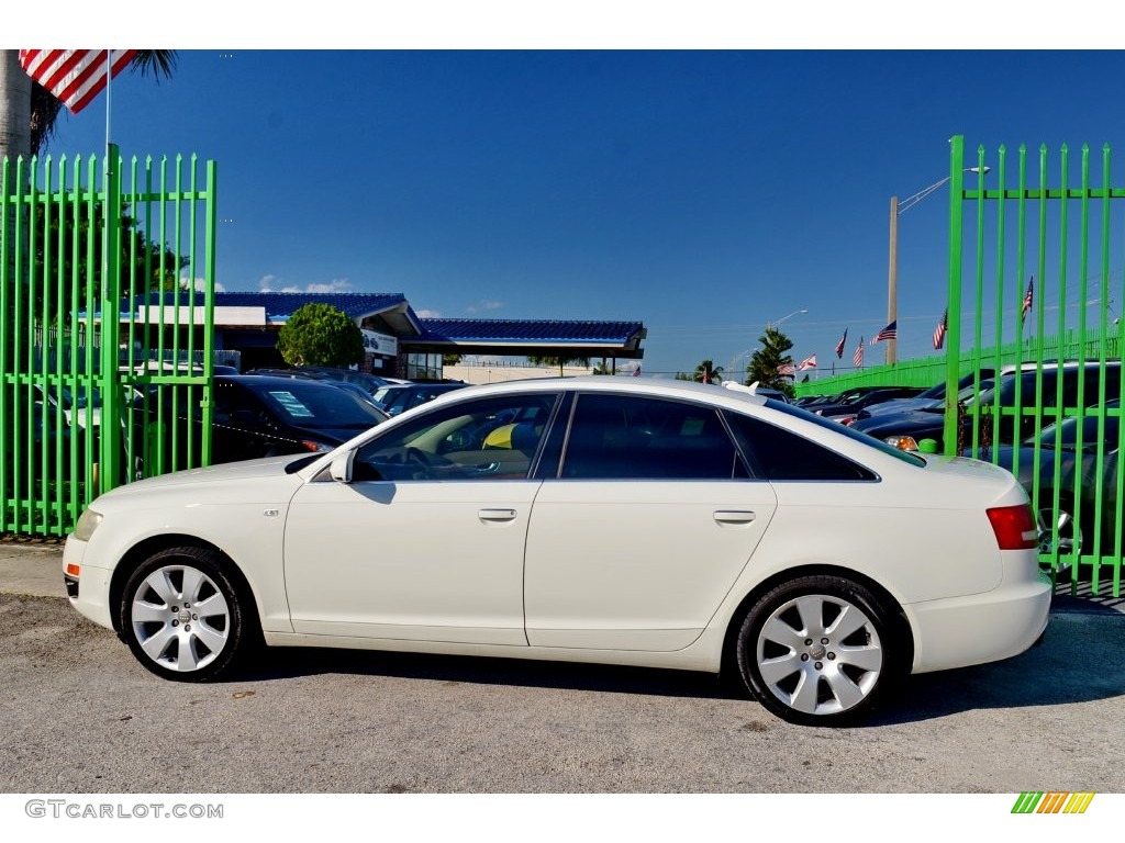 2005 A6 3.2 quattro Sedan - Arctic White / Beige photo #56