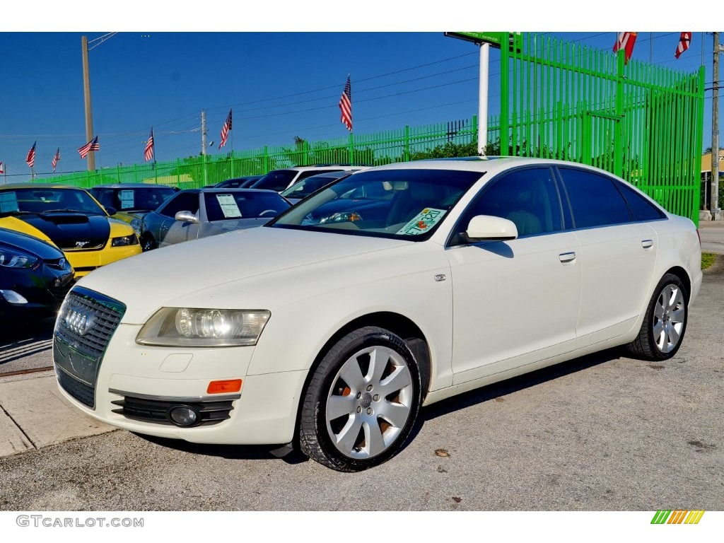 2005 A6 3.2 quattro Sedan - Arctic White / Beige photo #58