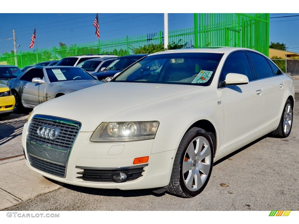 2005 A6 3.2 quattro Sedan - Arctic White / Beige photo #59