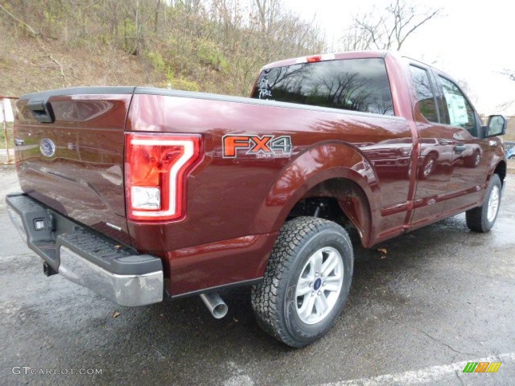 Bronze Fire 2016 Ford F150 XLT SuperCab 4x4 Exterior Photo #108659316