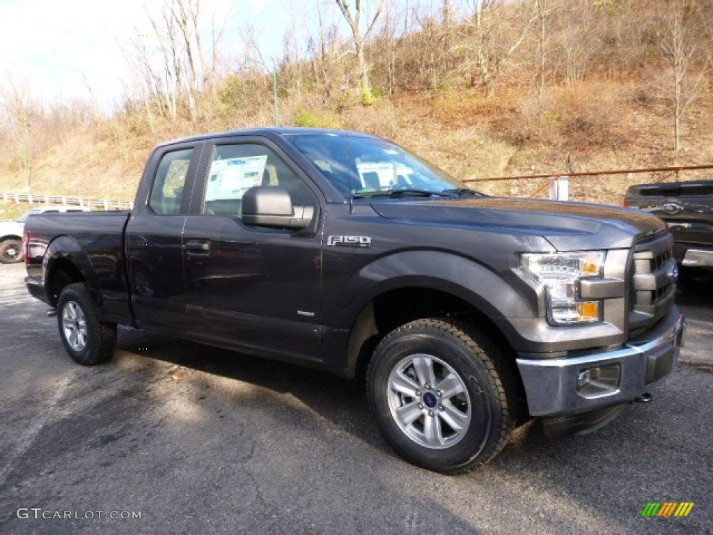 2016 F150 XL SuperCab 4x4 - Magnetic / Medium Earth Gray photo #1