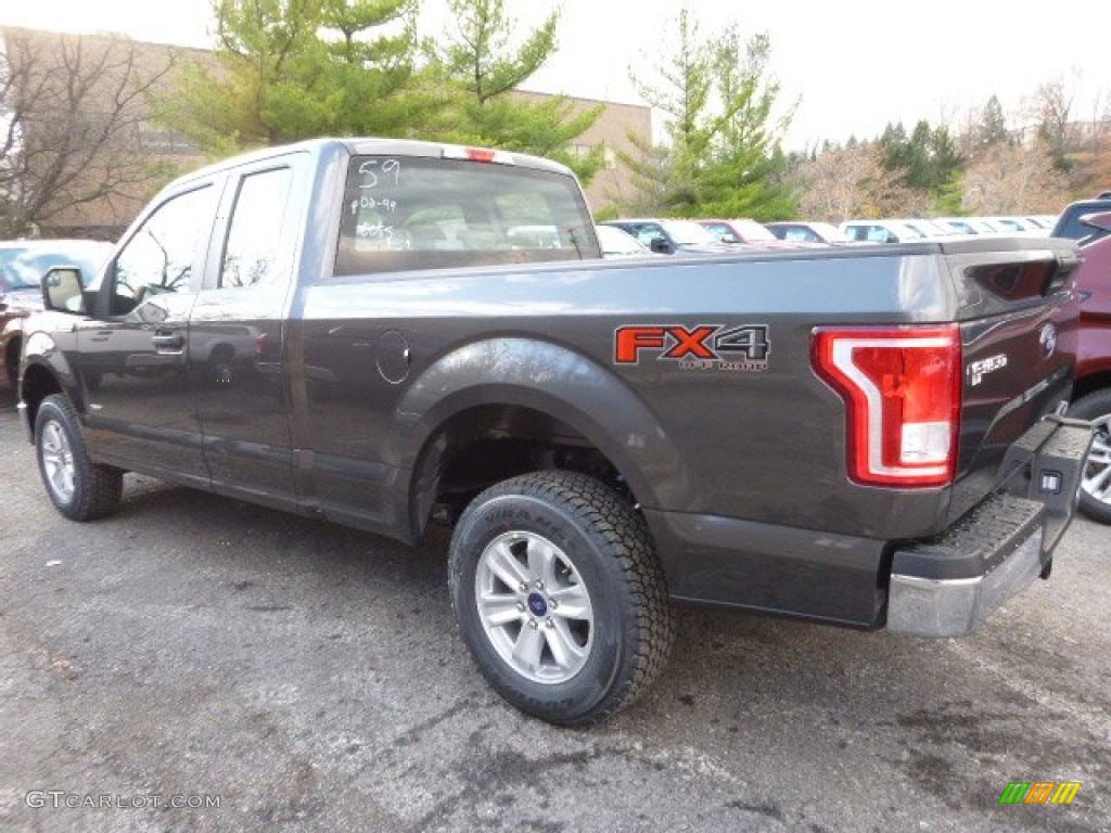 2016 F150 XL SuperCab 4x4 - Magnetic / Medium Earth Gray photo #4