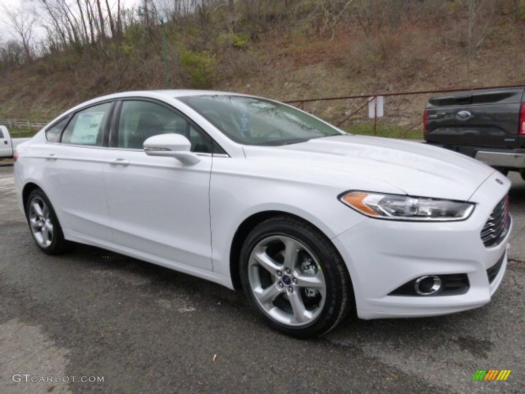 2016 Fusion SE - Oxford White / Charcoal Black photo #1