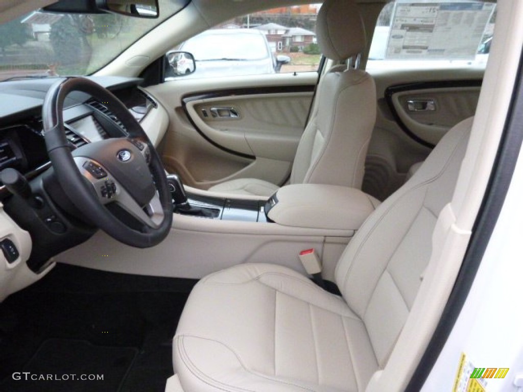 2015 Taurus Limited - White Platinum Metallic / Dune photo #7