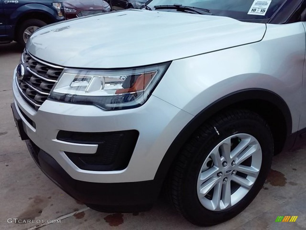 2016 Explorer FWD - Ingot Silver Metallic / Medium Light Camel photo #6