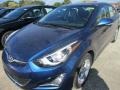 2016 Blue Hyundai Elantra Value Edition  photo #3