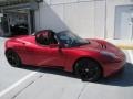 2008 Radiant Red Tesla Roadster   photo #15