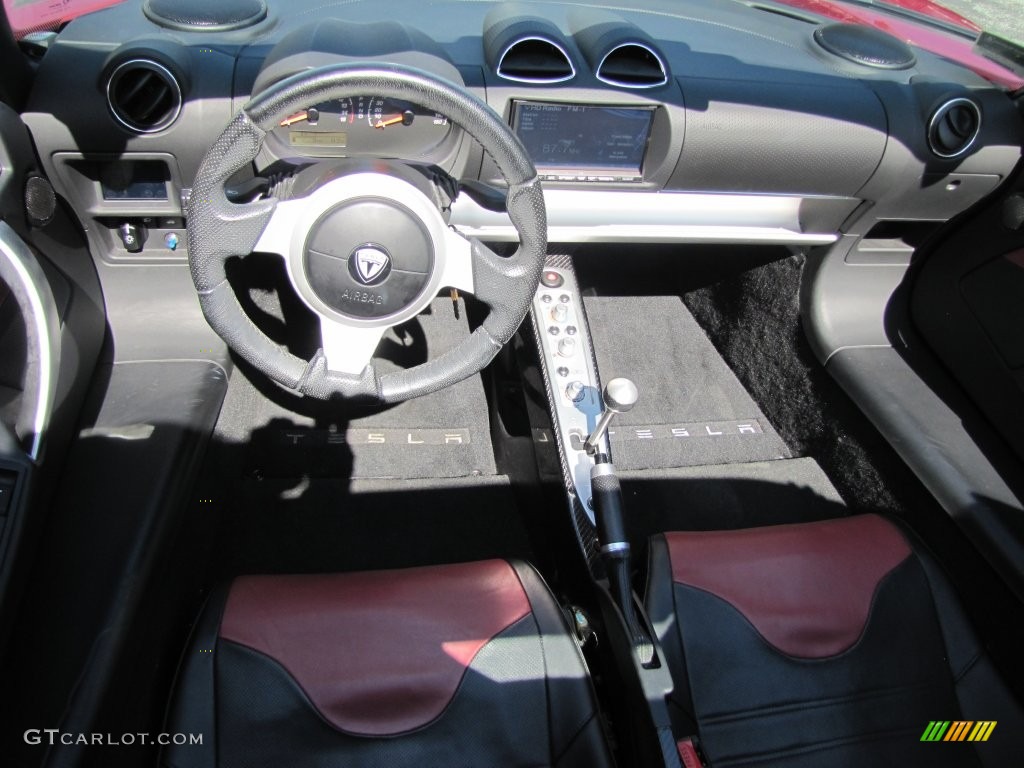 Black Interior 2008 Tesla Roadster Standard Roadster Model Photo #108662739