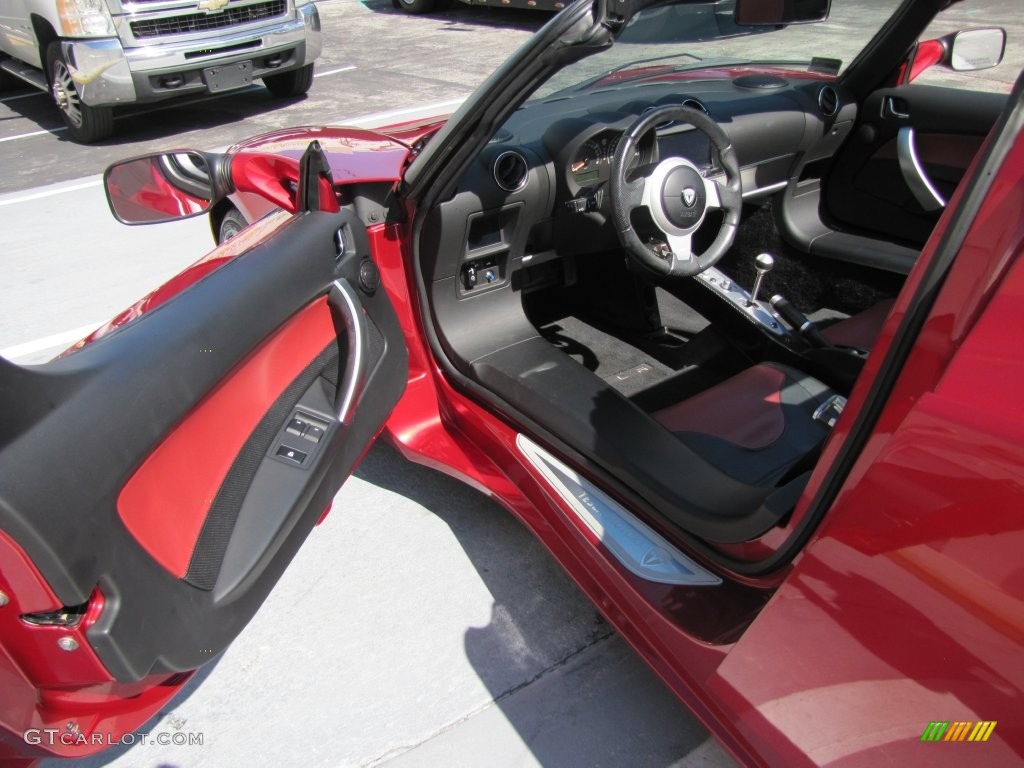 Black Interior 2008 Tesla Roadster Standard Roadster Model Photo #108662805