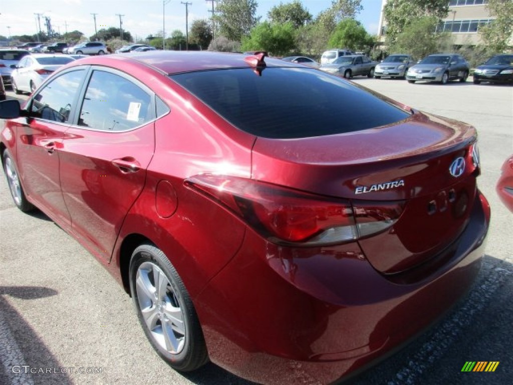 2016 Elantra Value Edition - Red / Black photo #4