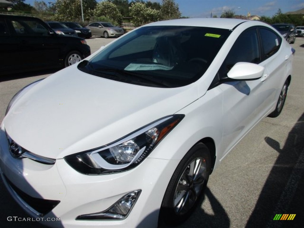 2016 Elantra SE - White / Gray photo #2