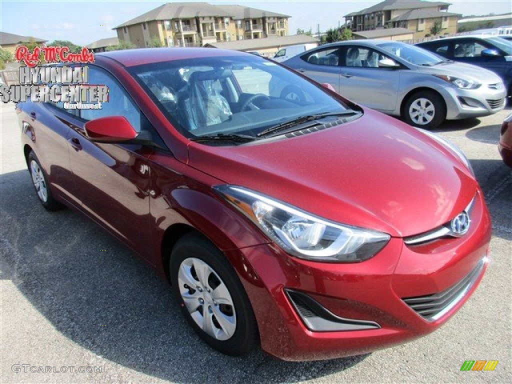 2016 Elantra SE - Red / Gray photo #1