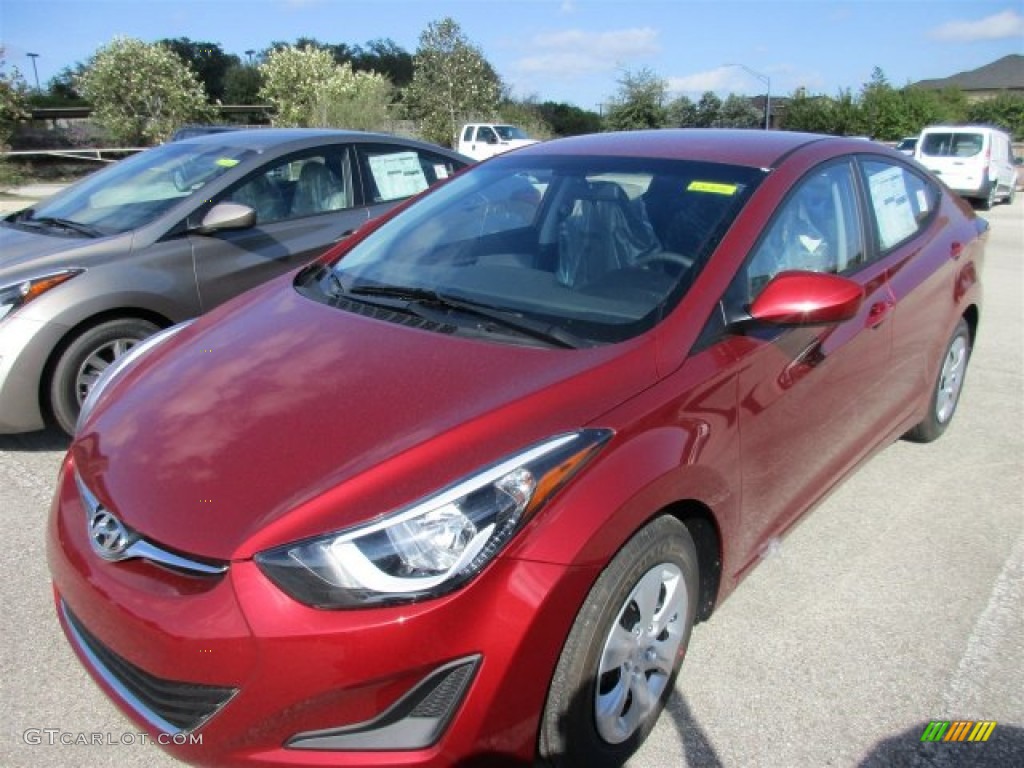 2016 Elantra SE - Red / Gray photo #2