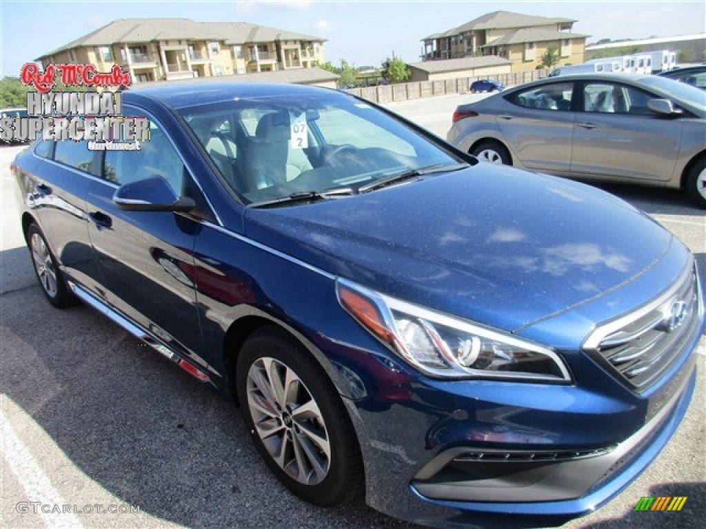 2016 Lakeside Blue Hyundai Sonata Sport 108643607 Car
