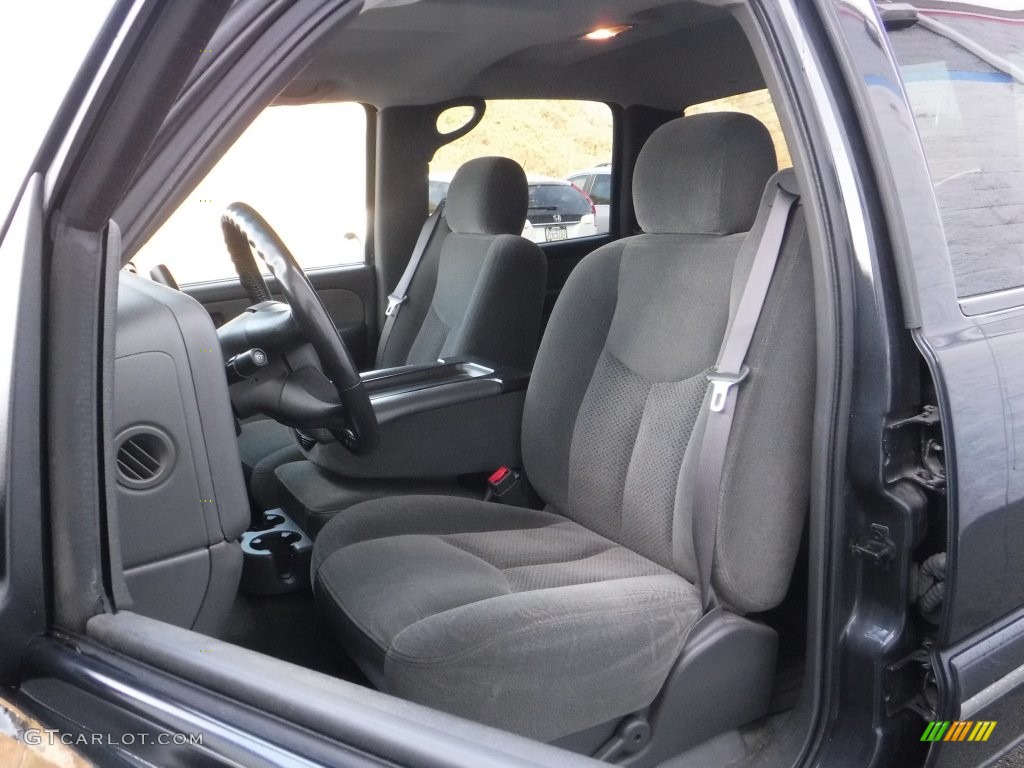 2003 Silverado 2500HD LS Crew Cab 4x4 - Dark Gray Metallic / Dark Charcoal photo #10