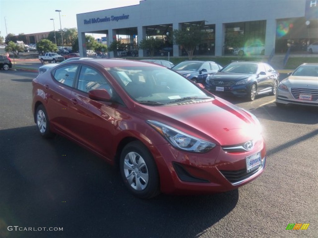 2016 Elantra SE - Red / Gray photo #1