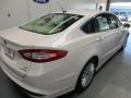 2016 White Platinum Tri-Coat Metallic Ford Fusion Hybrid SE  photo #9