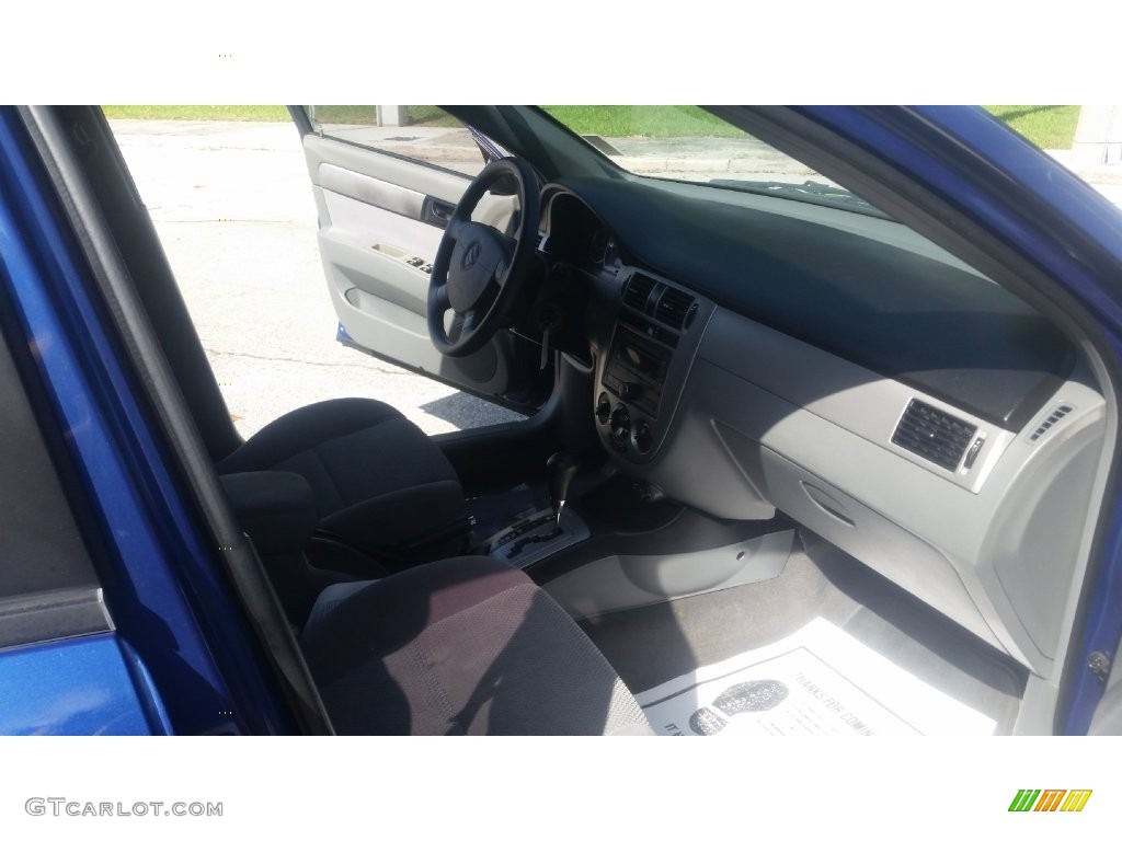 2007 Forenza Sedan - Cobalt Blue Metallic / Grey photo #18