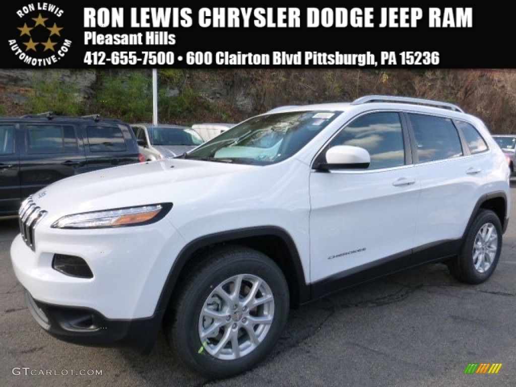 Bright White Jeep Cherokee