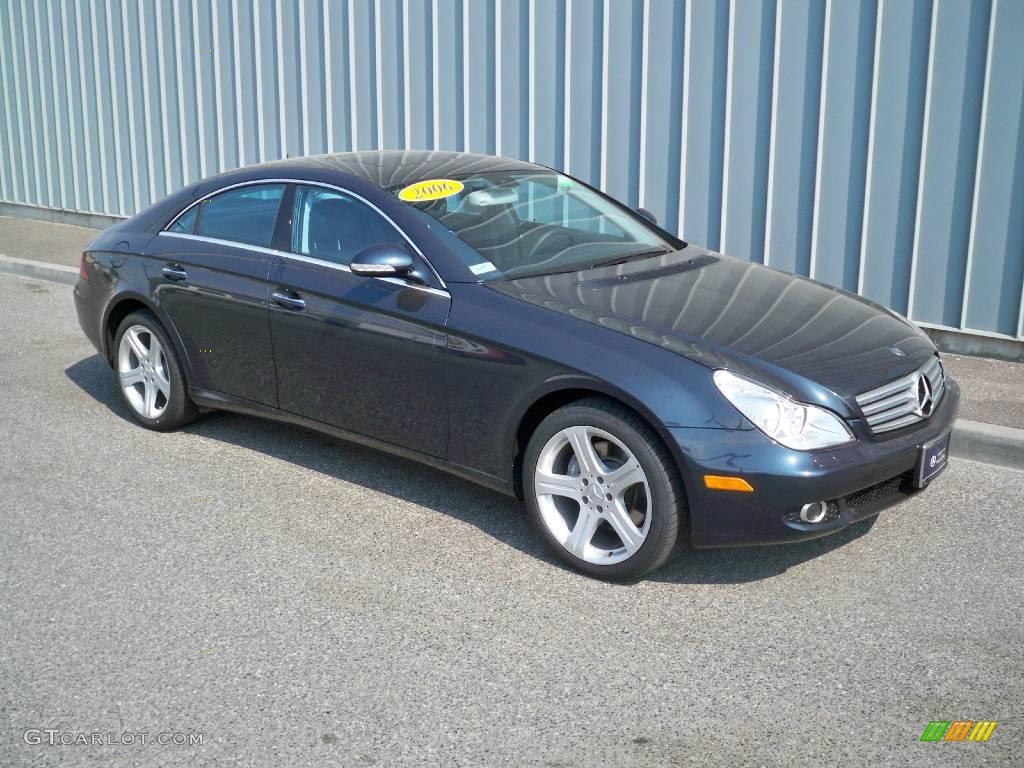 2006 CLS 500 - Black Opal Metallic / Ash Grey photo #1