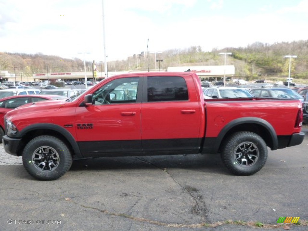 Flame Red 2016 Ram 1500 Rebel Crew Cab 4x4 Exterior Photo #108671217
