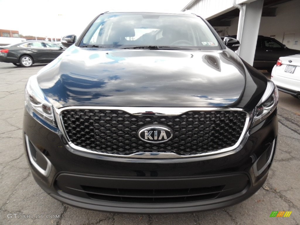 2016 Sorento LX V6 AWD - Ebony Black / Satin Black photo #8