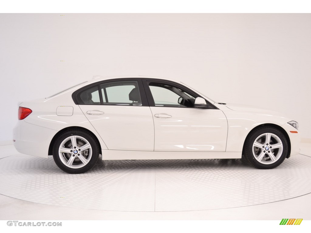 2015 3 Series 328d xDrive Sedan - Alpine White / Black photo #8