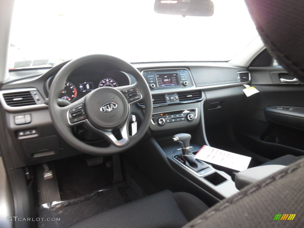 Black Interior 2016 Kia Optima LX Photo #108675736