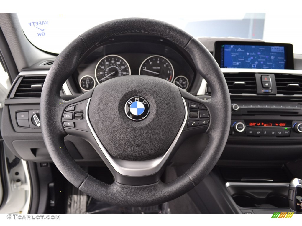 2015 3 Series 328d xDrive Sedan - Alpine White / Black photo #24