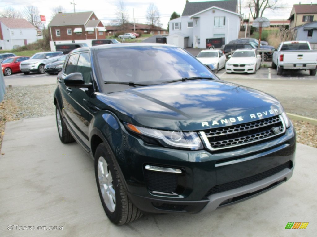 2016 Range Rover Evoque SE - Aintree Green Metalllic / Espresso/Almond photo #7