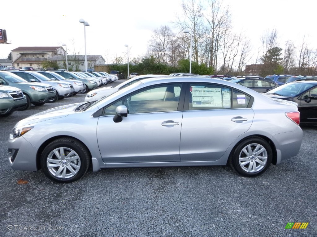 Ice Silver Metallic 2016 Subaru Impreza 2.0i Premium 4-door Exterior Photo #108678394