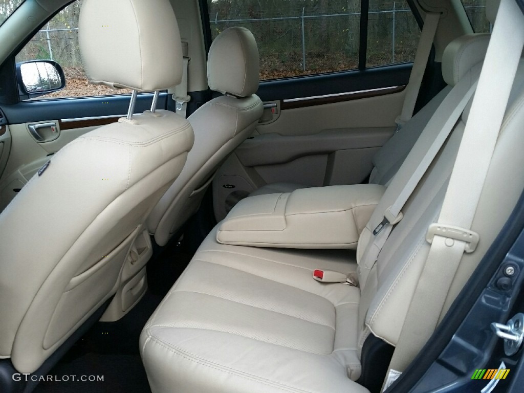 2009 Santa Fe Limited 4WD - Slate Blue / Beige photo #12