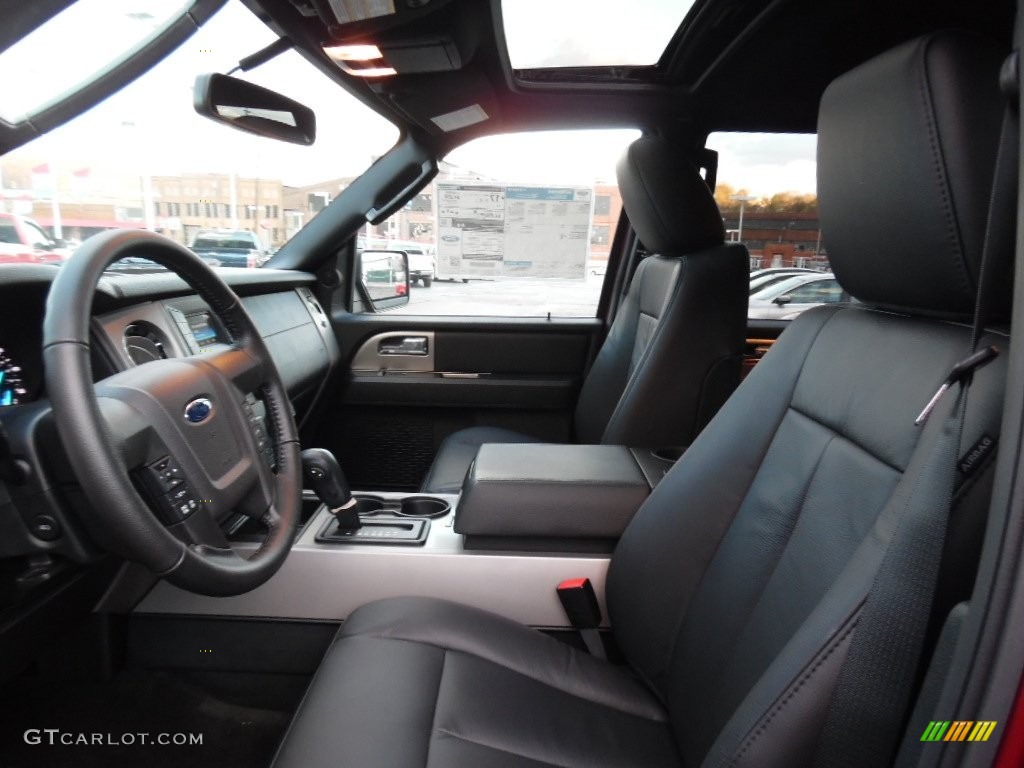 Ebony Interior 2016 Ford Expedition XLT 4x4 Photo #108680354