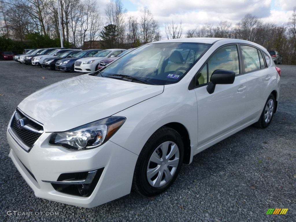 2016 Impreza 2.0i 5-door - Crystal White Pearl / Ivory photo #11