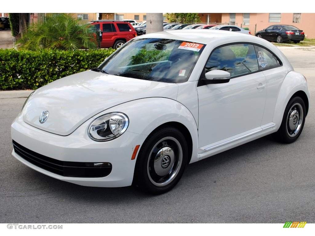 Candy White 2012 Volkswagen Beetle 2.5L Exterior Photo #108680655
